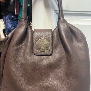 Elegant Brown Leather Bag